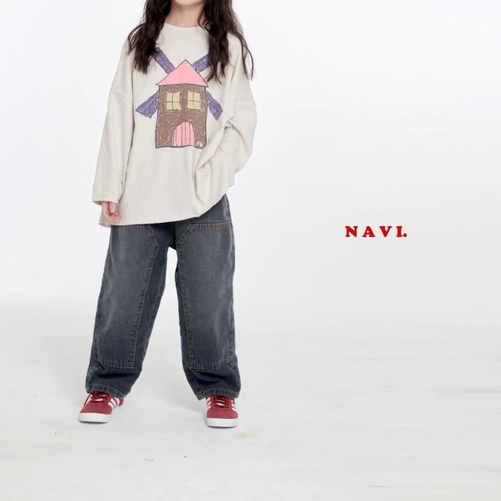 Navi - Korean Children Fashion - #designkidswear - Windmill Tee - 4