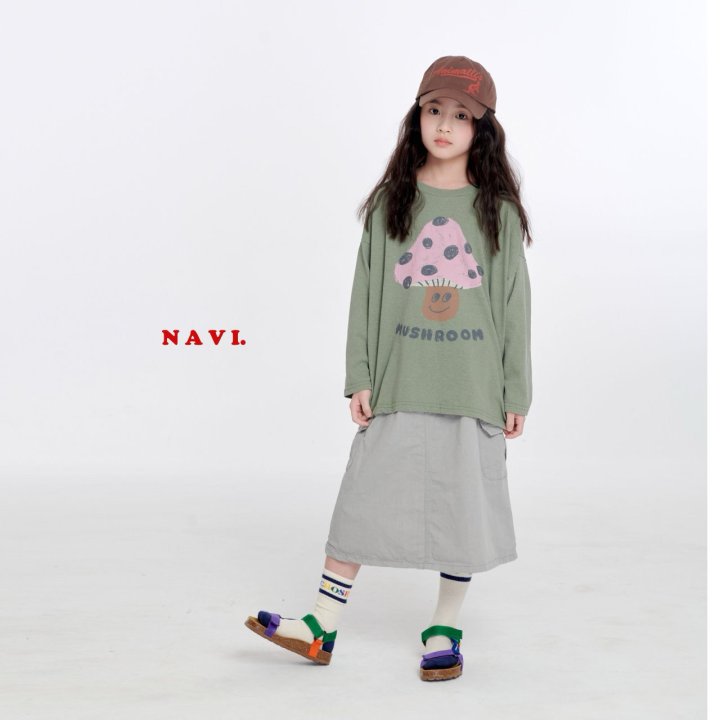 Navi - Korean Children Fashion - #discoveringself - Mushroom Tee - 8