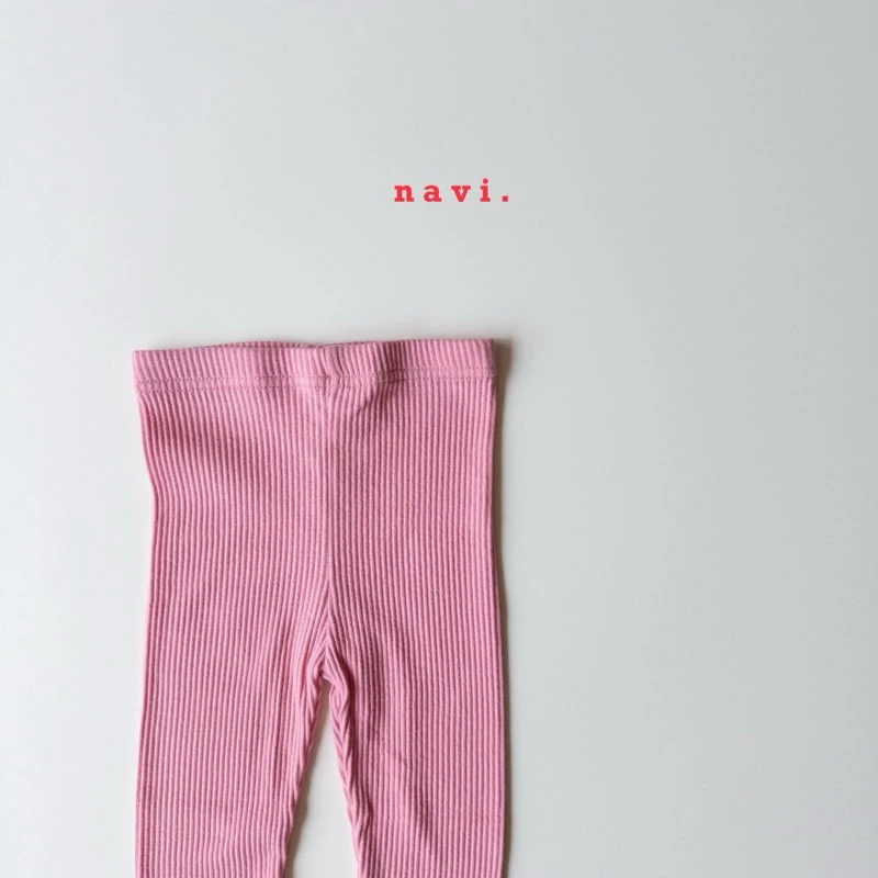 Navi - Korean Children Fashion - #discoveringself - NV Ribbed Leggings - 10