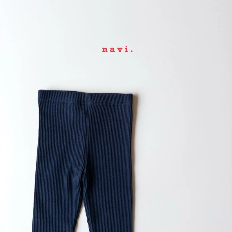 Navi - Korean Children Fashion - #fashionkids - NV Ribbed Leggings - 11