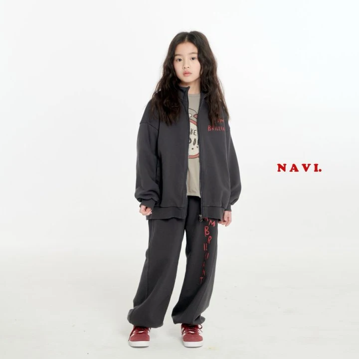 Navi - Korean Children Fashion - #kidsshorts - I Am Zip-up Jumper - 9