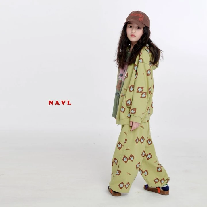 Navi - Korean Children Fashion - #kidsshorts - Latte Hood Zip-up Jacket - 9