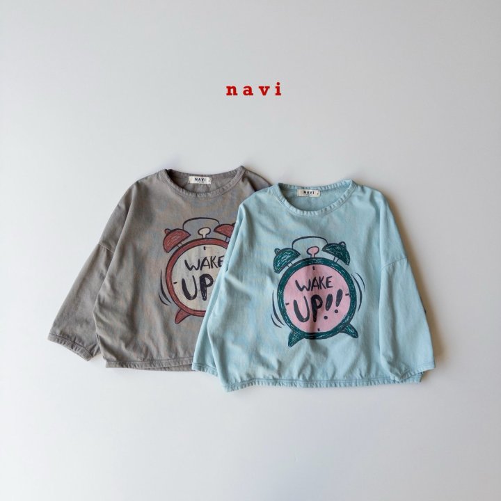 Navi - Korean Children Fashion - #kidsstore - Wake Up Tee - 11