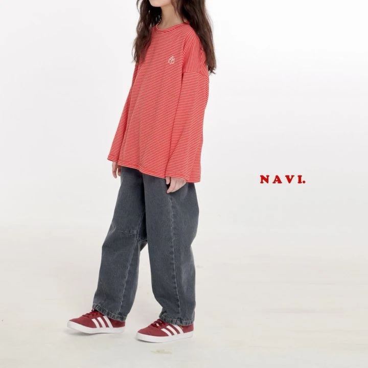 Navi - Korean Children Fashion - #kidsshorts - Mellow Tee - 4