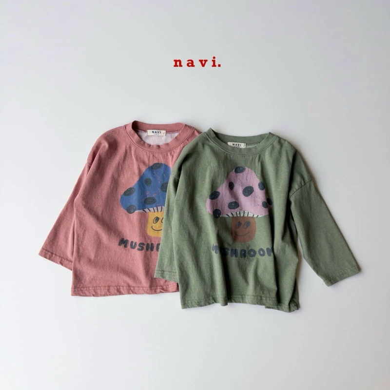 Navi - Korean Children Fashion - #kidzfashiontrend - Mushroom Tee - 12