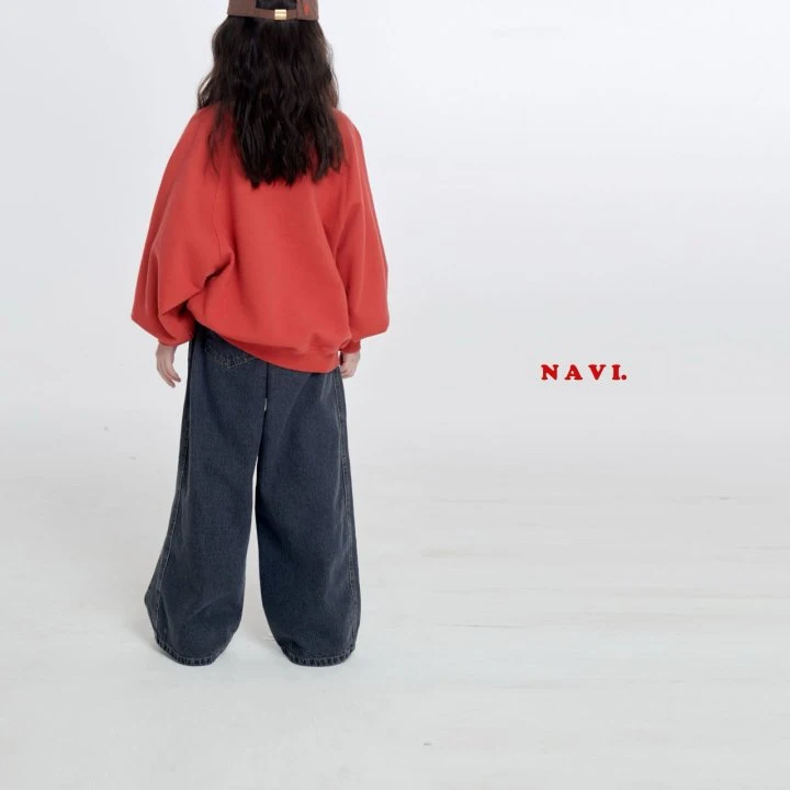 Navi - Korean Children Fashion - #magicofchildhood - Work Denim Pants - 2