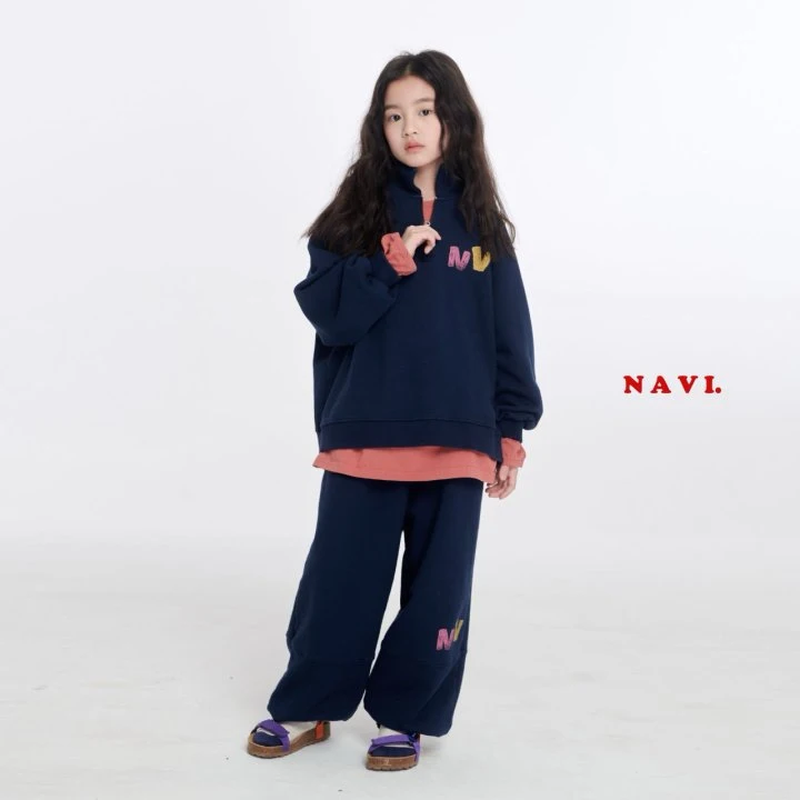 Navi - Korean Children Fashion - #minifashionista - NV Half Zip-up Sweatshirts - 11