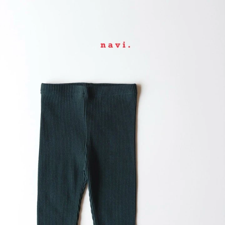 Navi - Korean Children Fashion - #magicofchildhood - NV Ribbed Leggings - 4