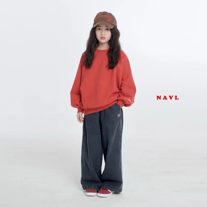 Navi - Korean Children Fashion - #minifashionista - Work Denim Pants - 4