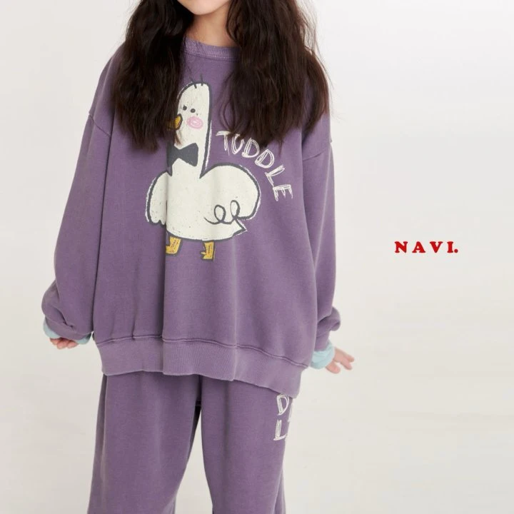 Navi - Korean Children Fashion - #todddlerfashion - Toddle Sweatshirts - 9