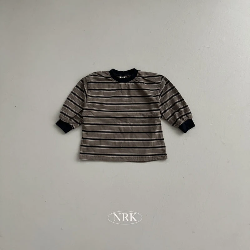 Nrk - Korean Children Fashion - #Kfashion4kids - Coming Stripe Tee - 3