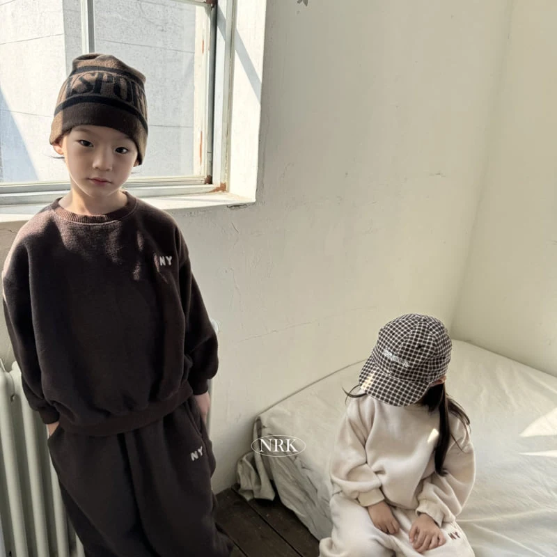 Nrk - Korean Children Fashion - #childofig - Fleece Top Bottom Set - 3