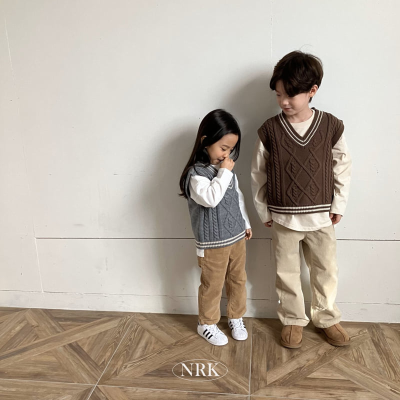 Nrk - Korean Children Fashion - #childrensboutique - School Look Vest - 4