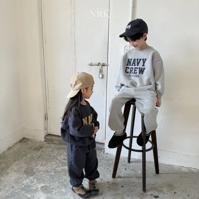 Nrk - Korean Children Fashion - #designkidswear - Fleece New York Top Bottom Set - 10