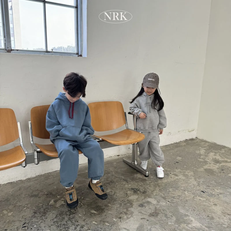 Nrk - Korean Children Fashion - #designkidswear - Fleece Story Top Bottom Set - 12