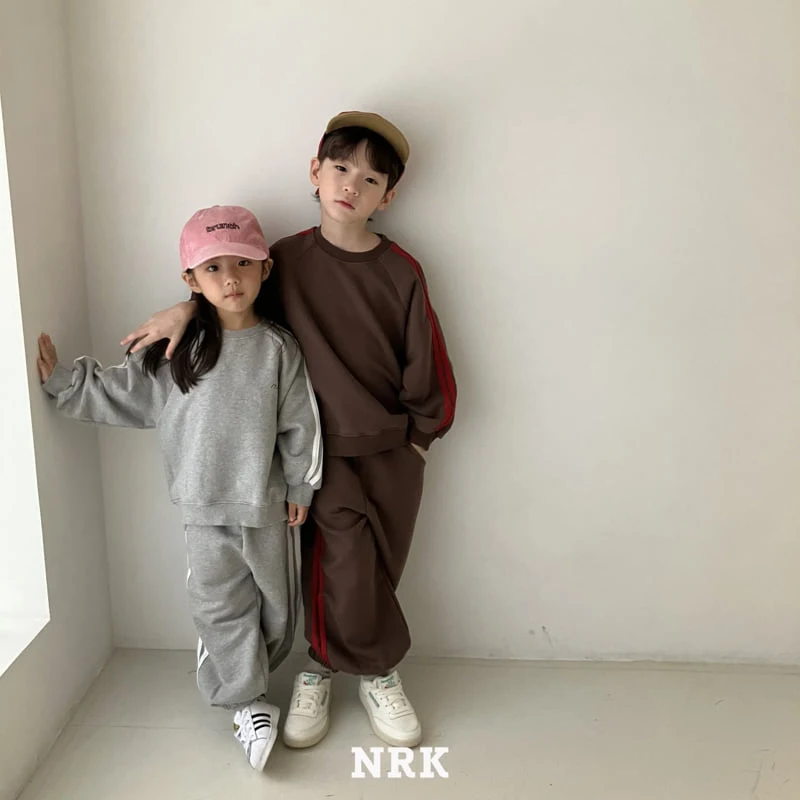 Nrk - Korean Children Fashion - #childrensboutique - Tape Top Bottom Set - 4