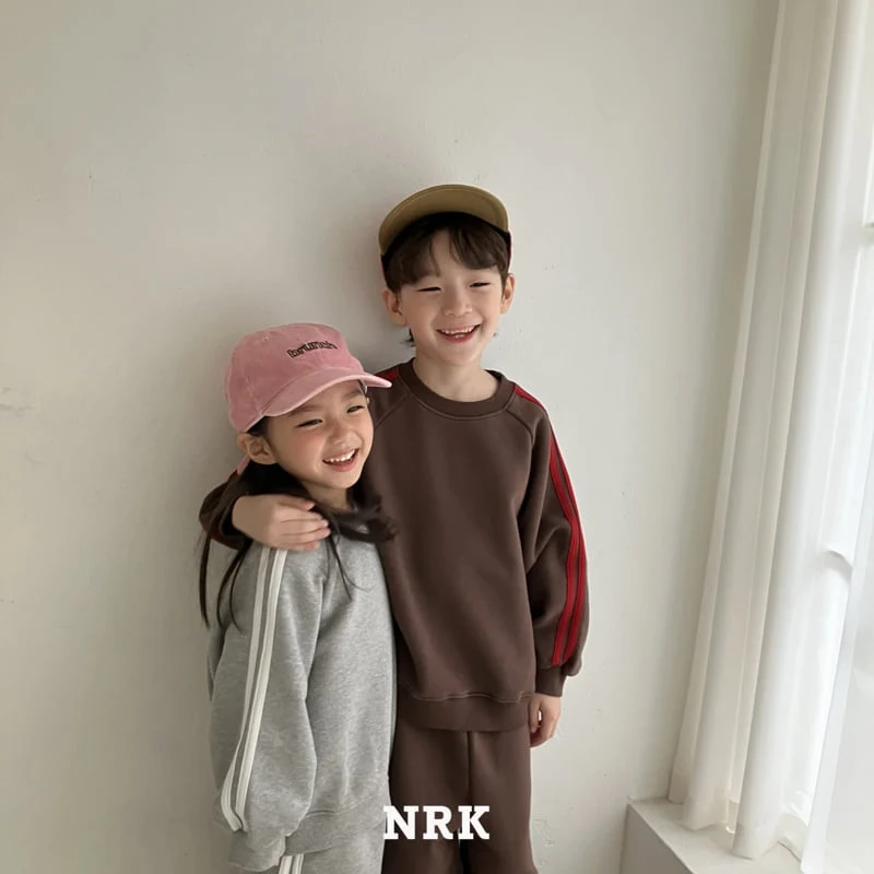 Nrk - Korean Children Fashion - #discoveringself - Tape Top Bottom Set - 5