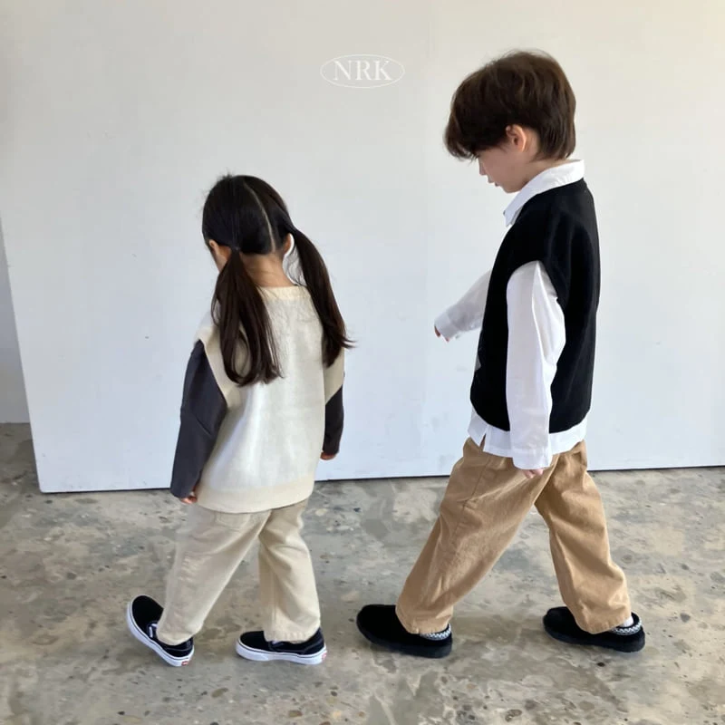 Nrk - Korean Children Fashion - #fashionkids - Cotton Argyle Vest - 11