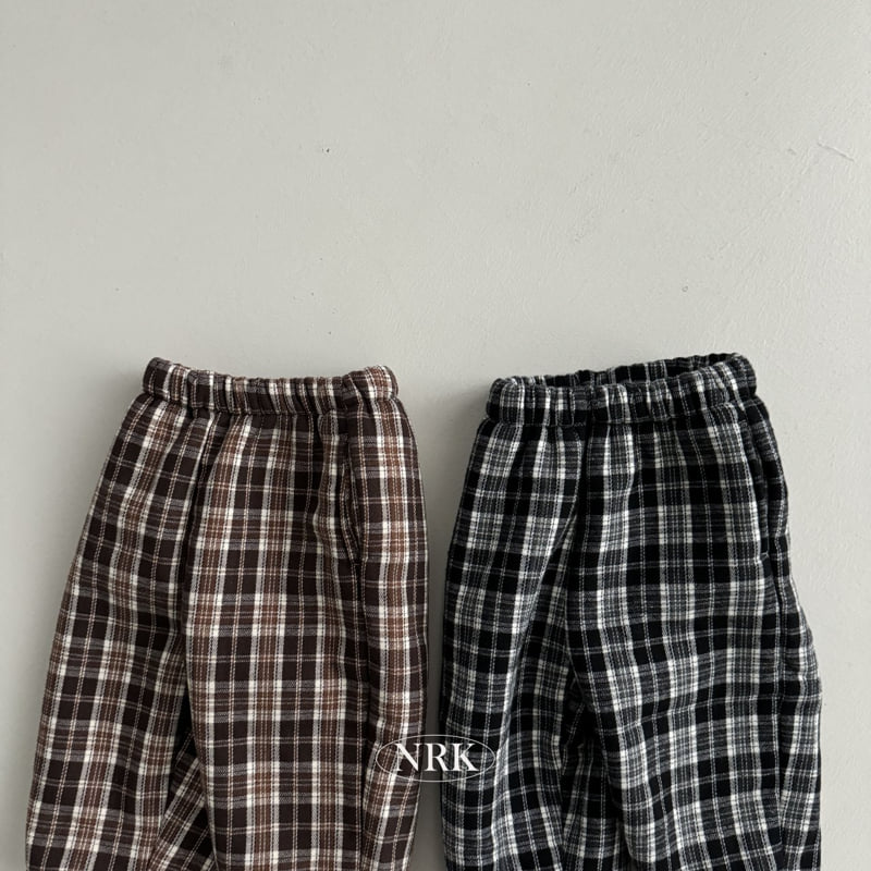 Nrk - Korean Children Fashion - #fashionkids - Checked Dumble Pants - 12