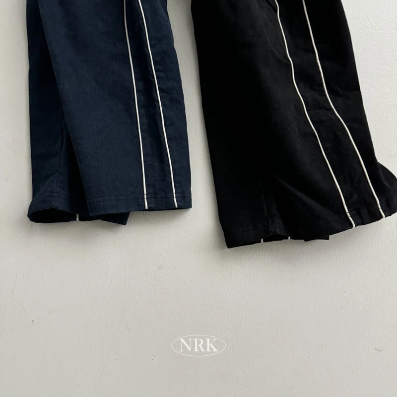 Nrk - Korean Children Fashion - #kidzfashiontrend - Denim Line Pants - 2