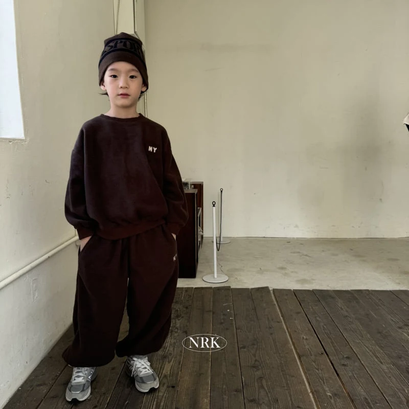 Nrk - Korean Children Fashion - #kidzfashiontrend - Fleece Top Bottom Set - 11