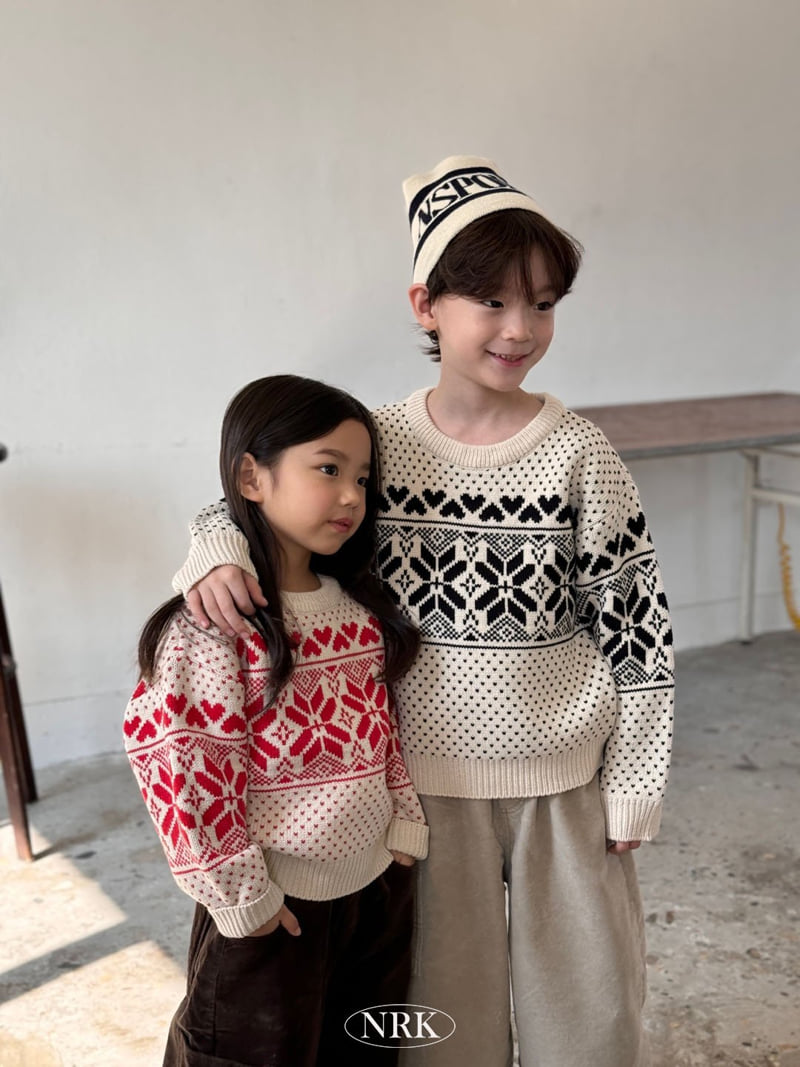 Nrk - Korean Children Fashion - #kidzfashiontrend - Heart Knit - 5