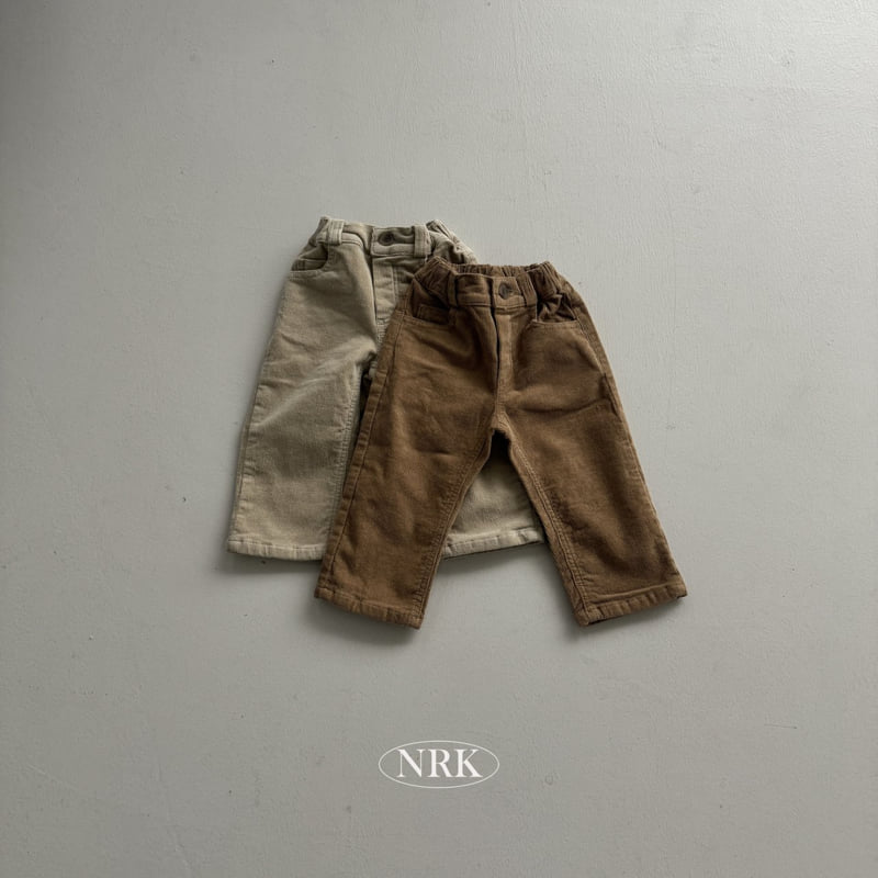 Nrk - Korean Children Fashion - #littlefashionista - Corduroy Span Straight Pants