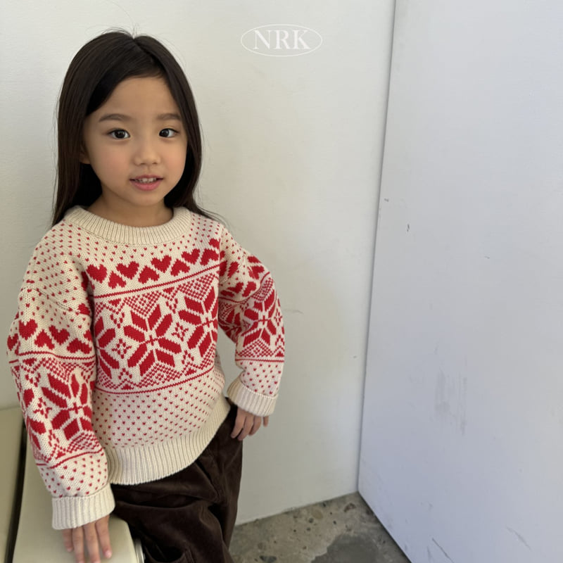 Nrk - Korean Children Fashion - #littlefashionista - Heart Knit - 7