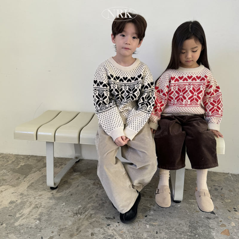 Nrk - Korean Children Fashion - #magicofchildhood - Heart Knit - 8