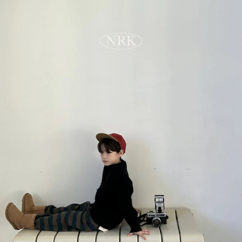 Nrk - Korean Children Fashion - #magicofchildhood - Brain Stripe Fleece Jogger Pants - 7