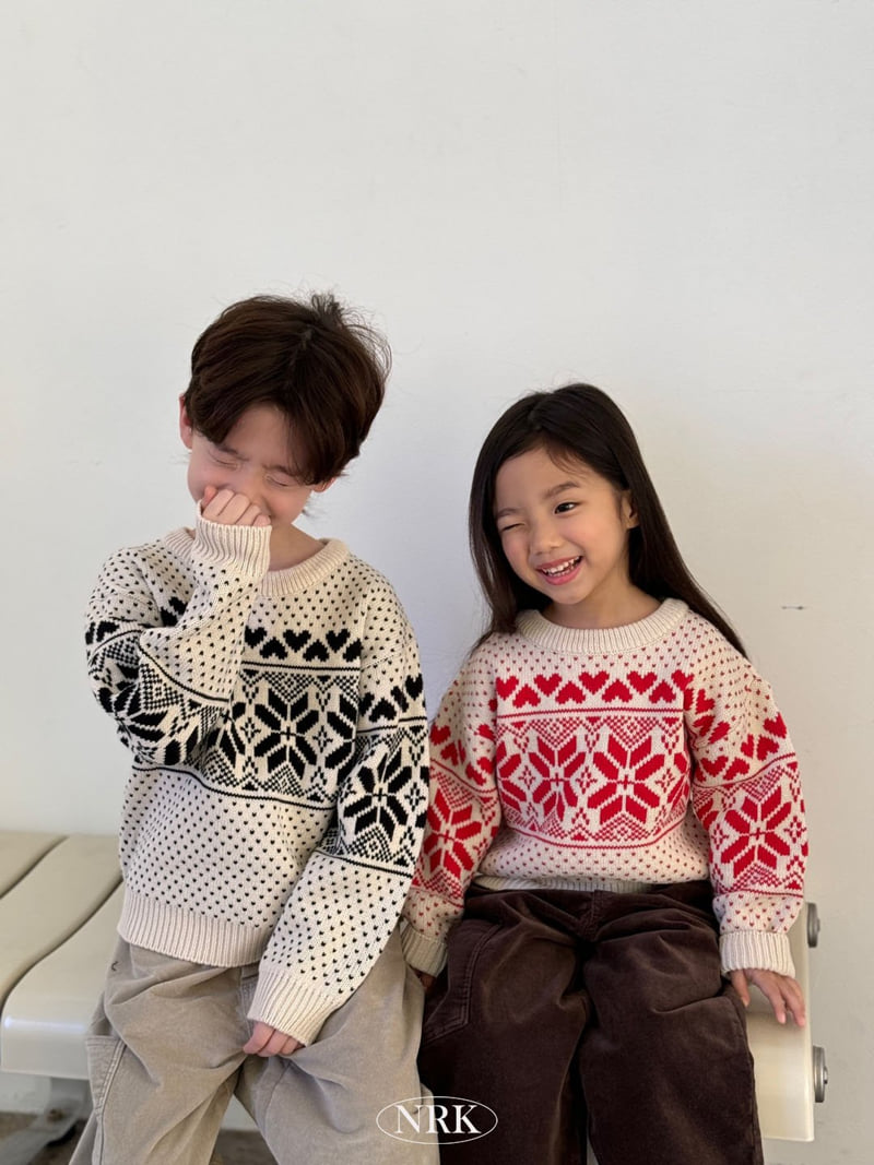 Nrk - Korean Children Fashion - #minifashionista - Heart Knit - 9