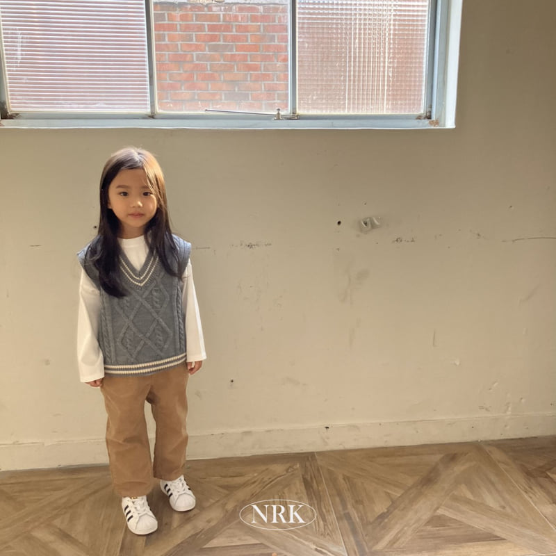 Nrk - Korean Children Fashion - #minifashionista - Corduroy Span Straight Pants - 4