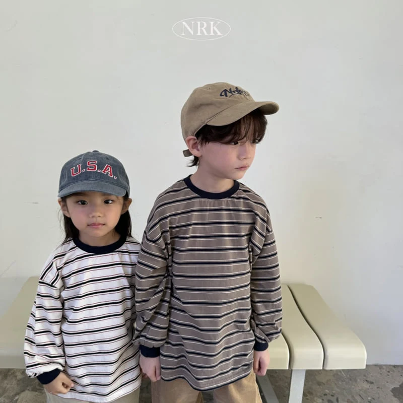 Nrk - Korean Children Fashion - #prettylittlegirls - Coming Stripe Tee - 7