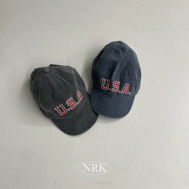 Nrk - Korean Children Fashion - #stylishchildhood - USA Ball Cap - 8