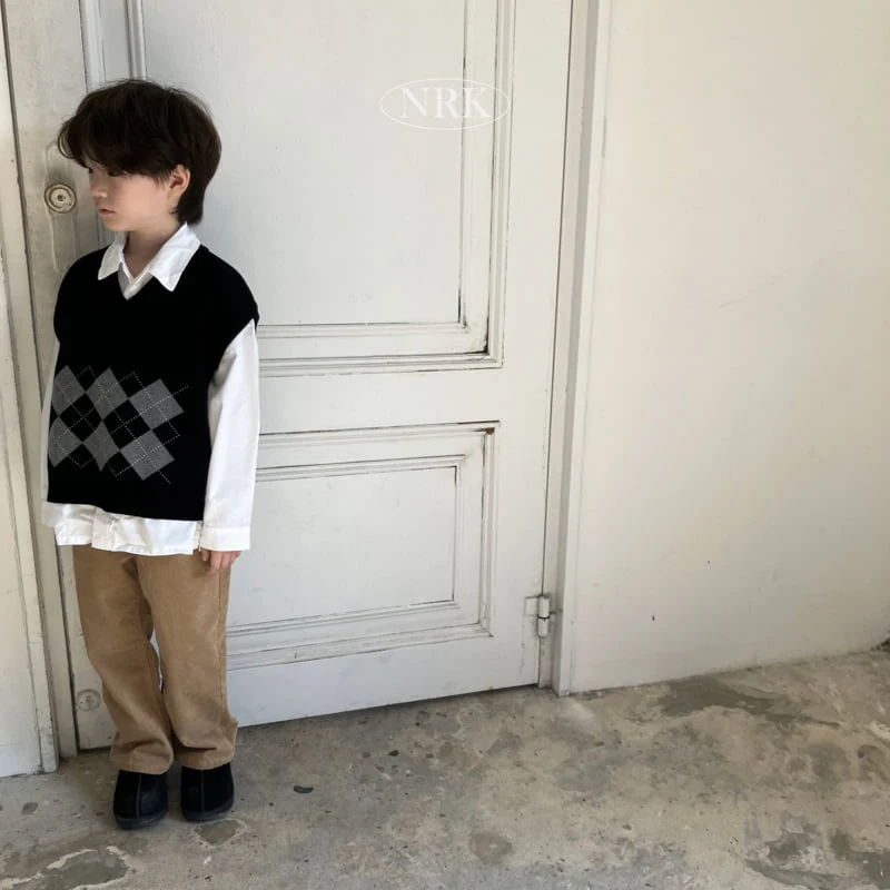 Nrk - Korean Children Fashion - #stylishchildhood - Cotton Argyle Vest - 6