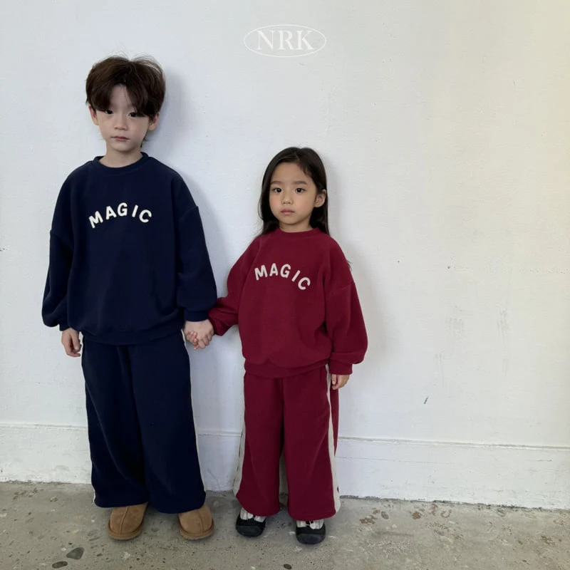 Nrk - Korean Children Fashion - #todddlerfashion - Fleece Magic Set - 3