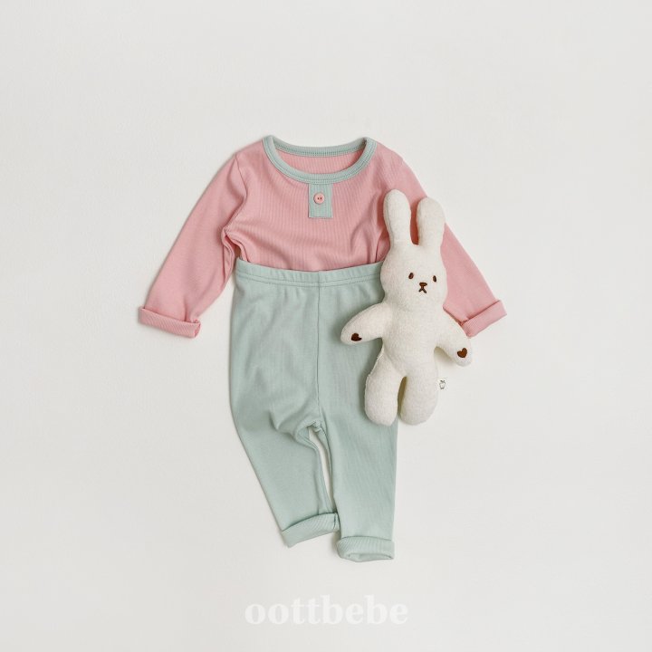 Oott Bebe - Korean Baby Fashion - #babyboutique - TOY Ribbed Easywear - 10