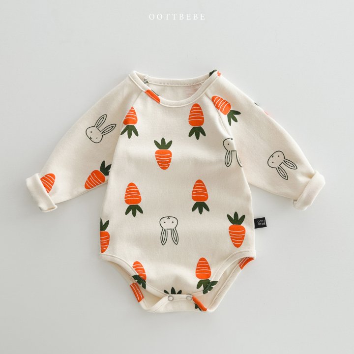 Oott Bebe - Korean Baby Fashion - #babyclothing - Vegetable Short Sleeves Suit Set