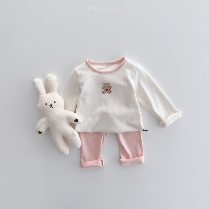 Oott Bebe - Korean Baby Fashion - #babygirlfashion - Sweet Modal Kids Easywear - 2