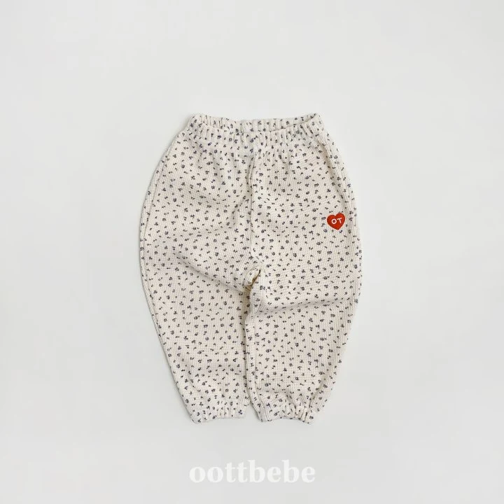 Oott Bebe - Korean Baby Fashion - #babylifestyle - Holiday Waffle Pants - 2