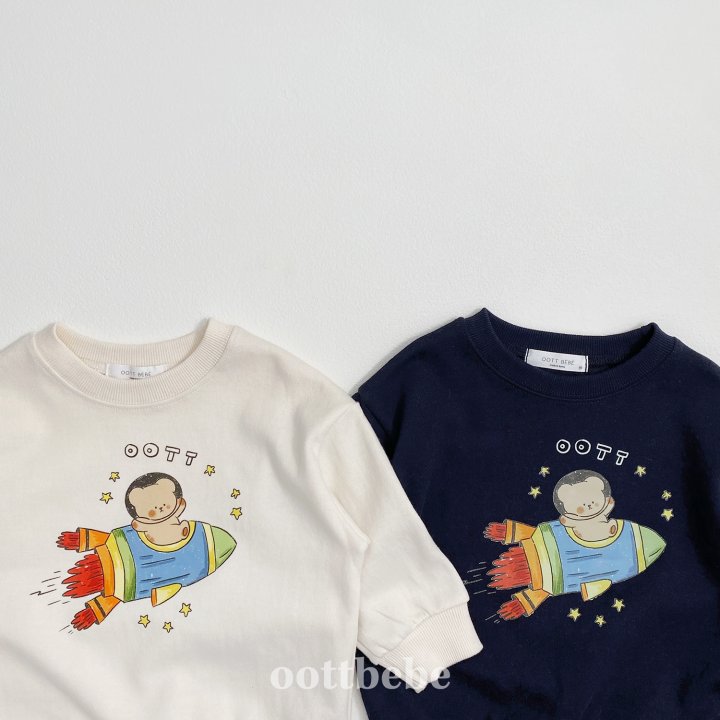 Oott Bebe - Korean Baby Fashion - #babyoninstagram - Spaceship Sweatshirts - 6