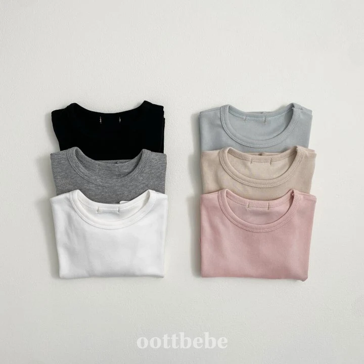 Oott Bebe - Korean Baby Fashion - #babyoninstagram - Soft Basic Tee - 10