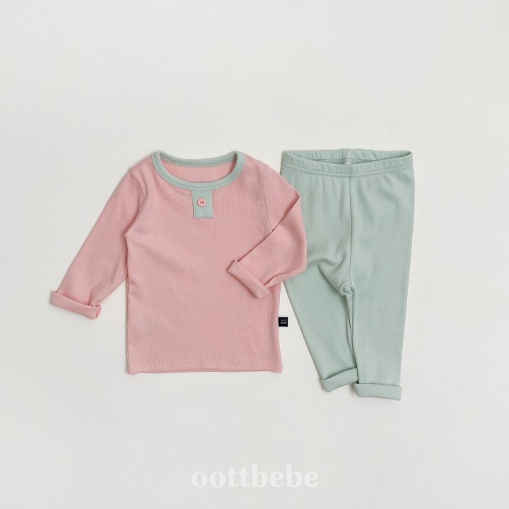 Oott Bebe - Korean Baby Fashion - #babyoninstagram - TOY Ribbed Easywear - 2