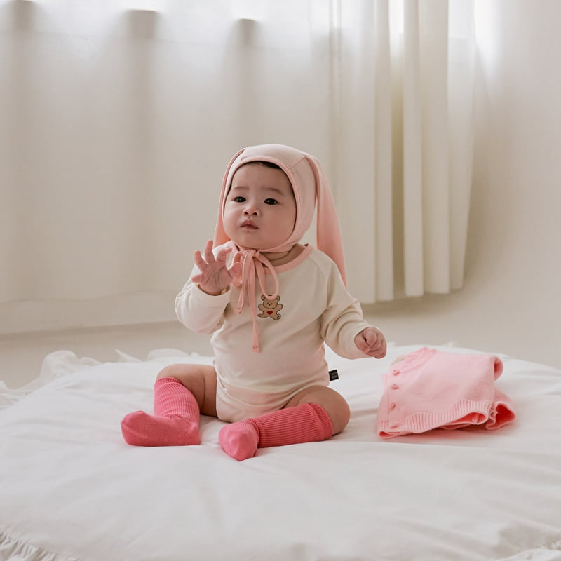 Oott Bebe - Korean Baby Fashion - #babyoninstagram - Sweet Modal Suit Leggings Set