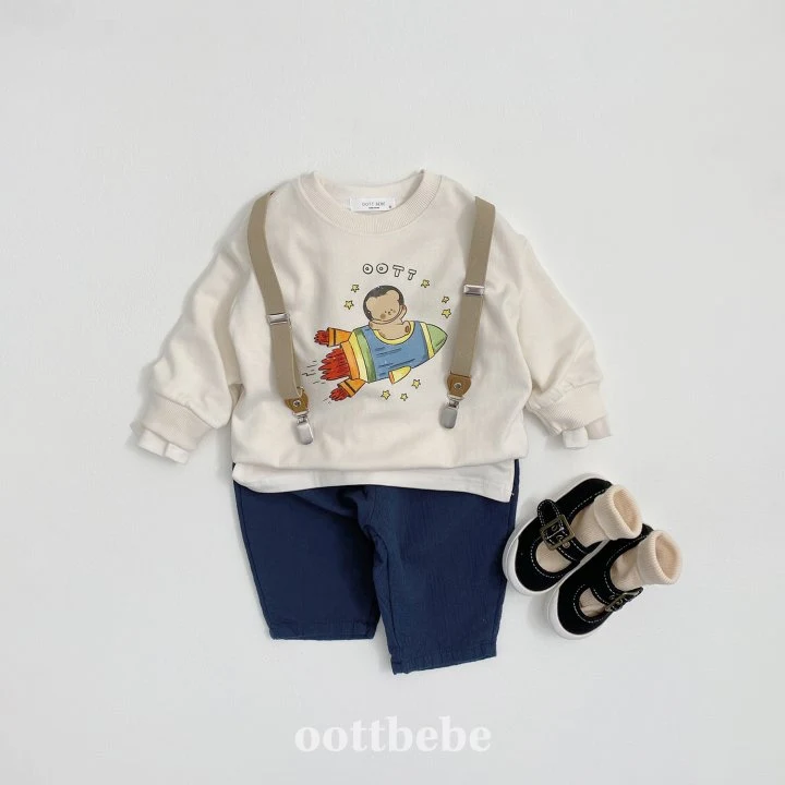 Oott Bebe - Korean Baby Fashion - #babyootd - Spaceship Sweatshirts - 7