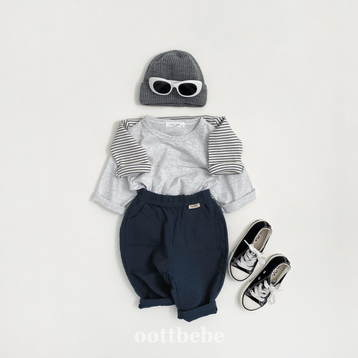 Oott Bebe - Korean Baby Fashion - #babyoutfit - Tiyo Pocket Pants - 9