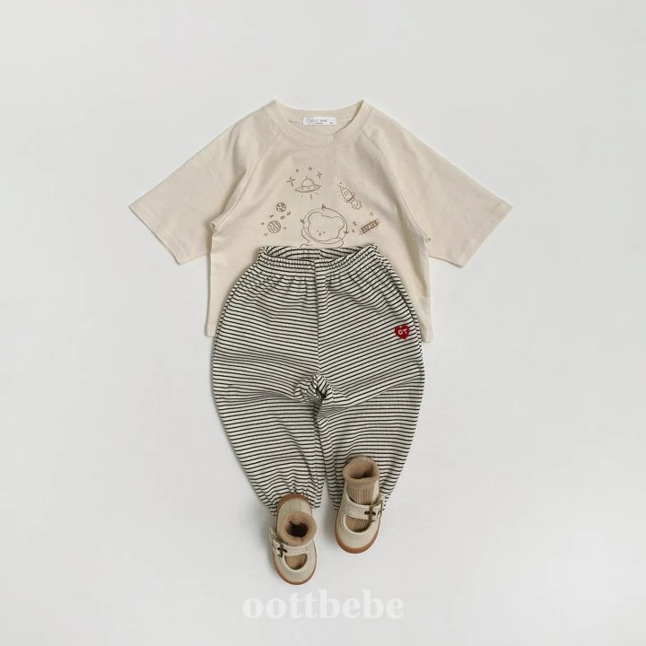 Oott Bebe - Korean Baby Fashion - #babyoutfit - Holiday Waffle Pants - 6