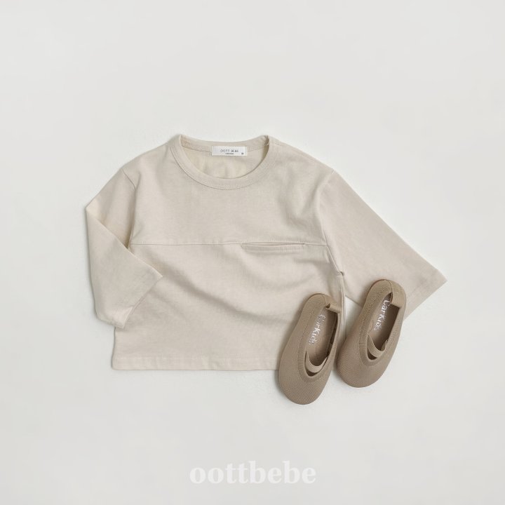 Oott Bebe - Korean Baby Fashion - #babyoutfit - Margarine Tee - 2