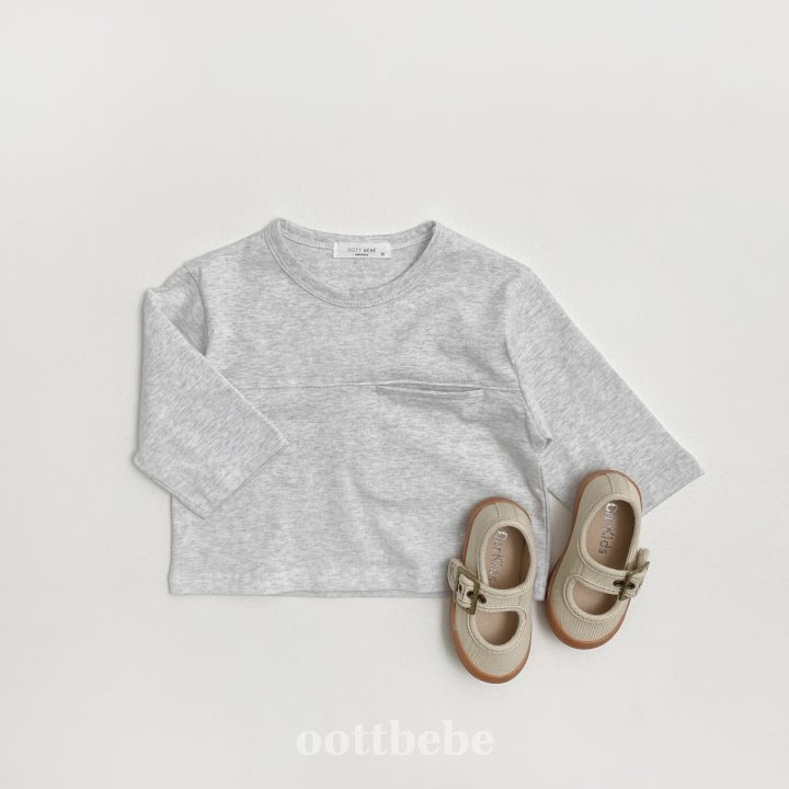 Oott Bebe - Korean Baby Fashion - #babyoutfit - Margarine Tee - 3