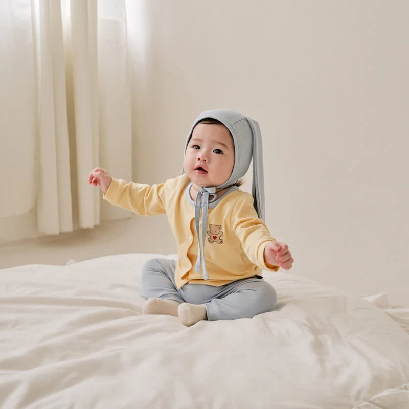 Oott Bebe - Korean Baby Fashion - #babyoutfit - Sweet Modal Baby Easywear - 3